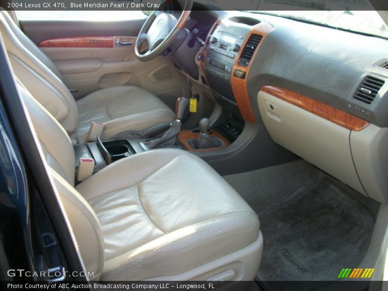 Blue Meridian Pearl / Dark Gray 2004 Lexus GX 470