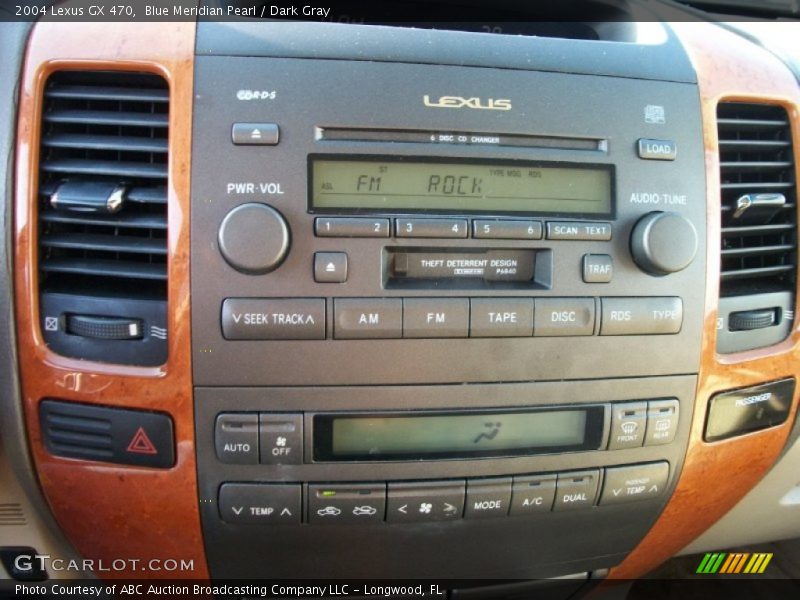 Blue Meridian Pearl / Dark Gray 2004 Lexus GX 470