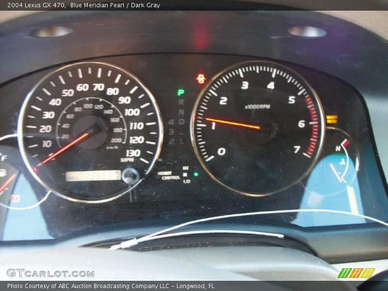 Blue Meridian Pearl / Dark Gray 2004 Lexus GX 470