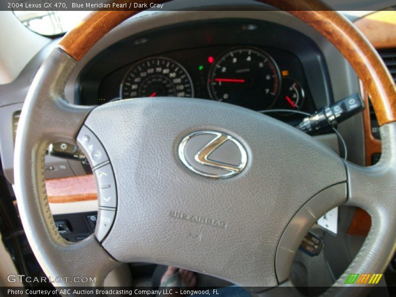Blue Meridian Pearl / Dark Gray 2004 Lexus GX 470