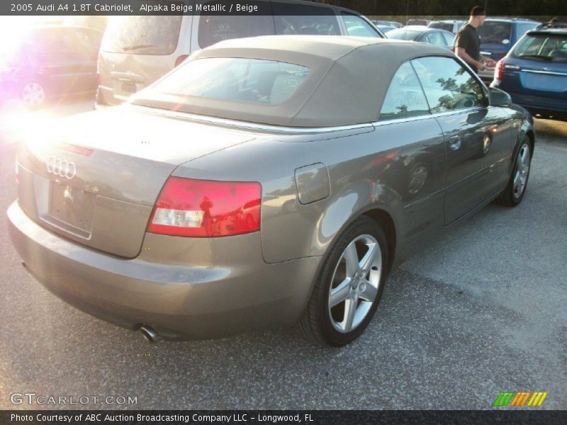 Alpaka Beige Metallic / Beige 2005 Audi A4 1.8T Cabriolet