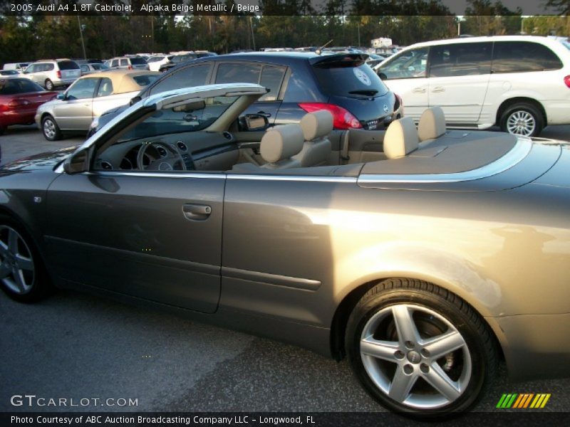 Alpaka Beige Metallic / Beige 2005 Audi A4 1.8T Cabriolet