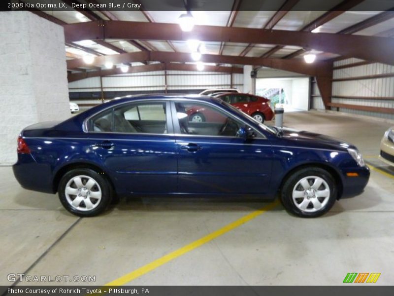 Deep Ocean Blue / Gray 2008 Kia Optima LX