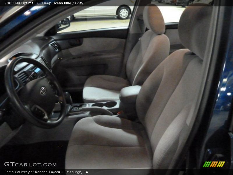 Deep Ocean Blue / Gray 2008 Kia Optima LX