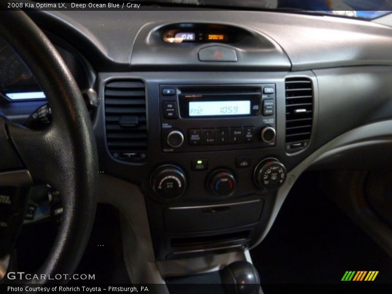 Deep Ocean Blue / Gray 2008 Kia Optima LX