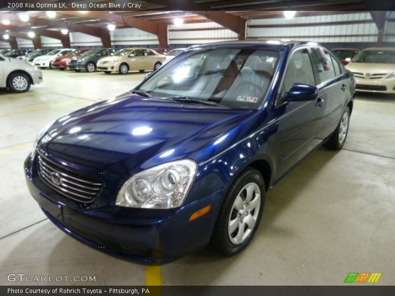 Deep Ocean Blue / Gray 2008 Kia Optima LX