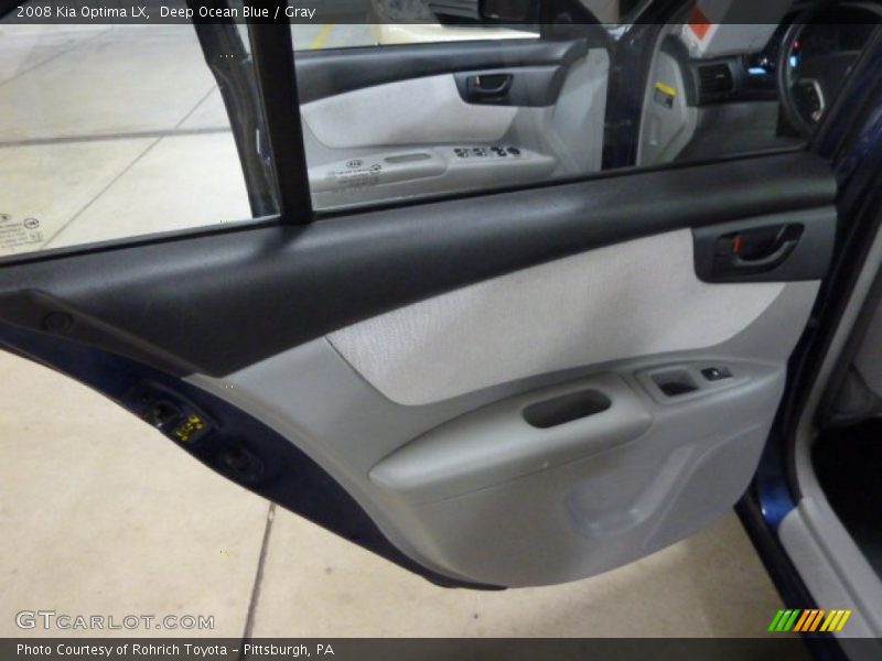 Deep Ocean Blue / Gray 2008 Kia Optima LX