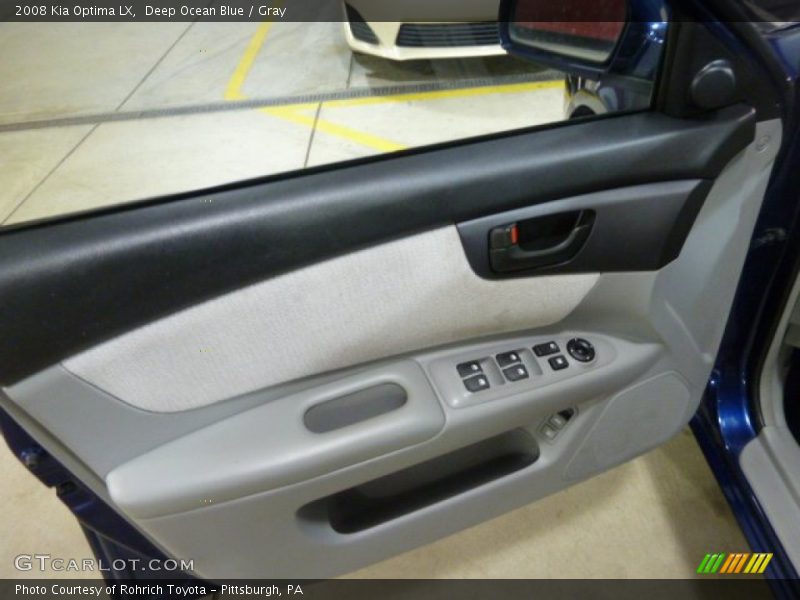 Deep Ocean Blue / Gray 2008 Kia Optima LX