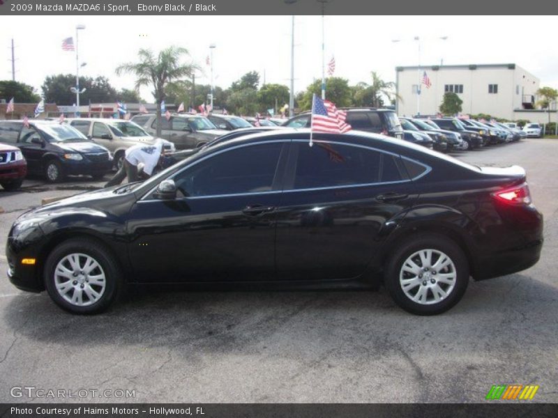 Ebony Black / Black 2009 Mazda MAZDA6 i Sport