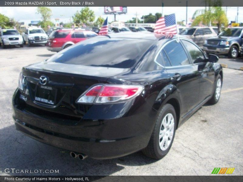 Ebony Black / Black 2009 Mazda MAZDA6 i Sport