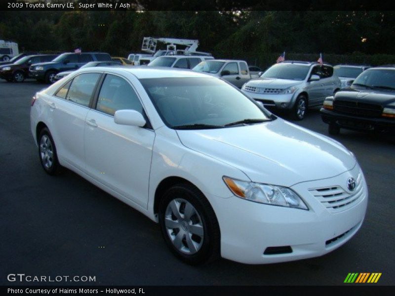 Super White / Ash 2009 Toyota Camry LE