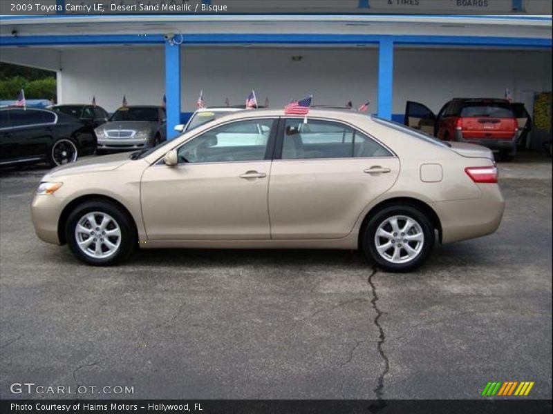 Desert Sand Metallic / Bisque 2009 Toyota Camry LE