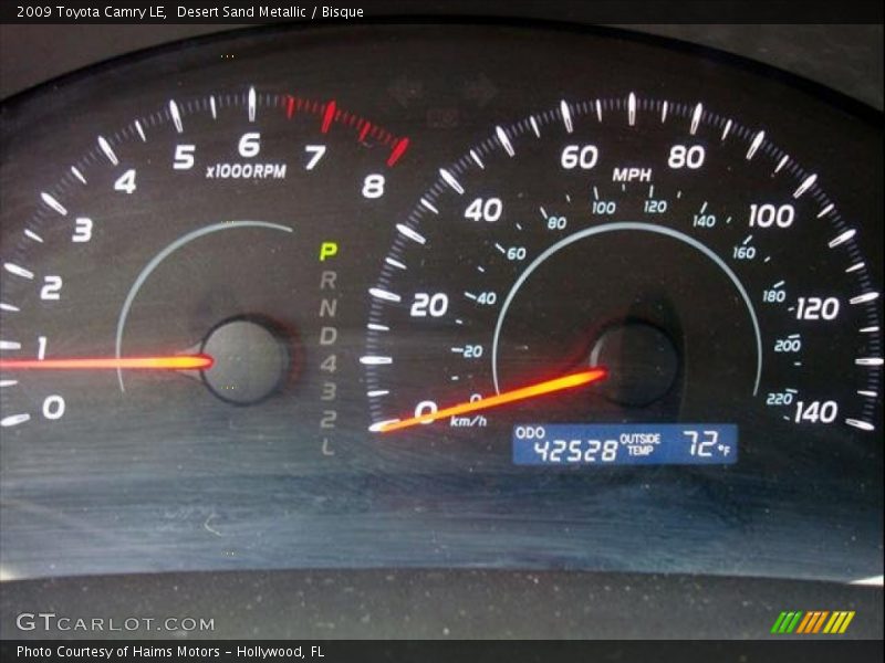 Desert Sand Metallic / Bisque 2009 Toyota Camry LE