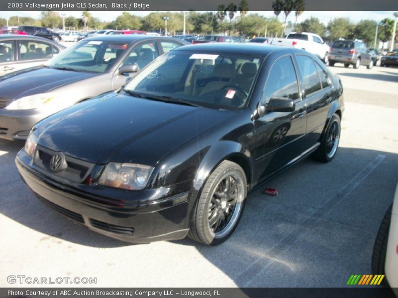 Black / Beige 2003 Volkswagen Jetta GLS Sedan