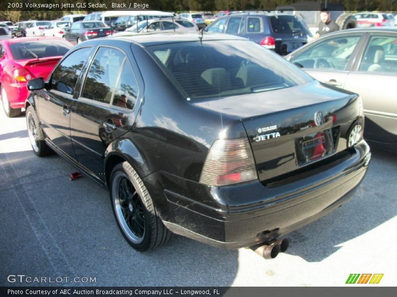 Black / Beige 2003 Volkswagen Jetta GLS Sedan