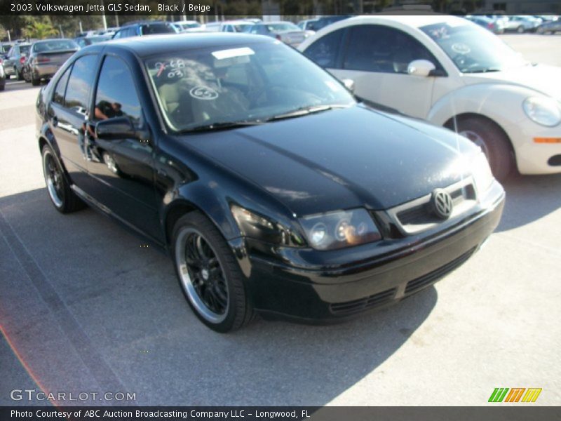 Black / Beige 2003 Volkswagen Jetta GLS Sedan
