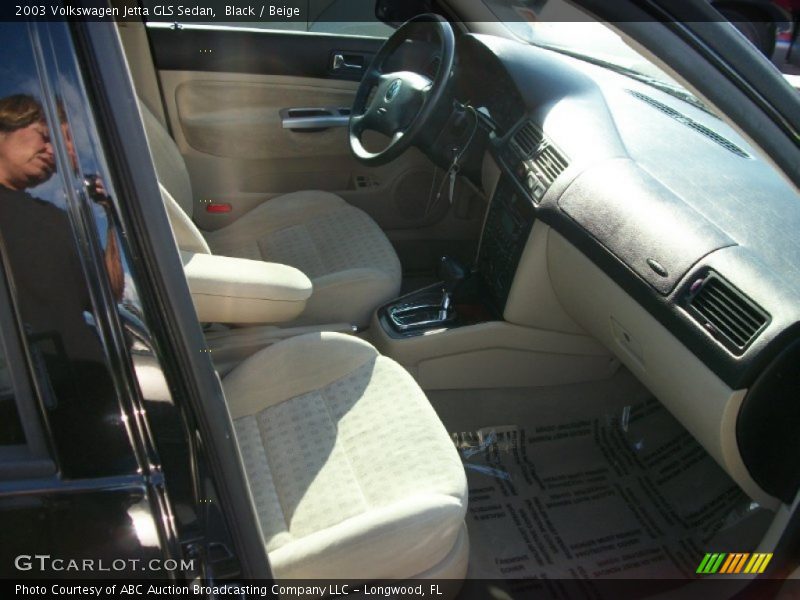 Black / Beige 2003 Volkswagen Jetta GLS Sedan