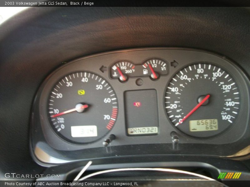 Black / Beige 2003 Volkswagen Jetta GLS Sedan