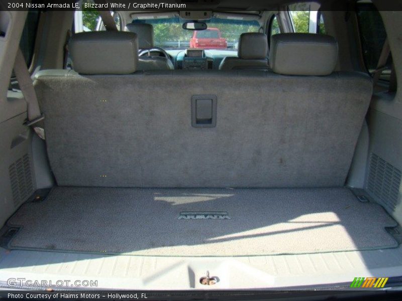 Blizzard White / Graphite/Titanium 2004 Nissan Armada LE