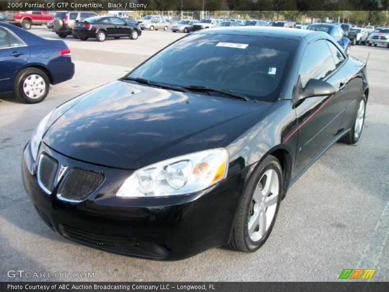 Black / Ebony 2006 Pontiac G6 GTP Convertible