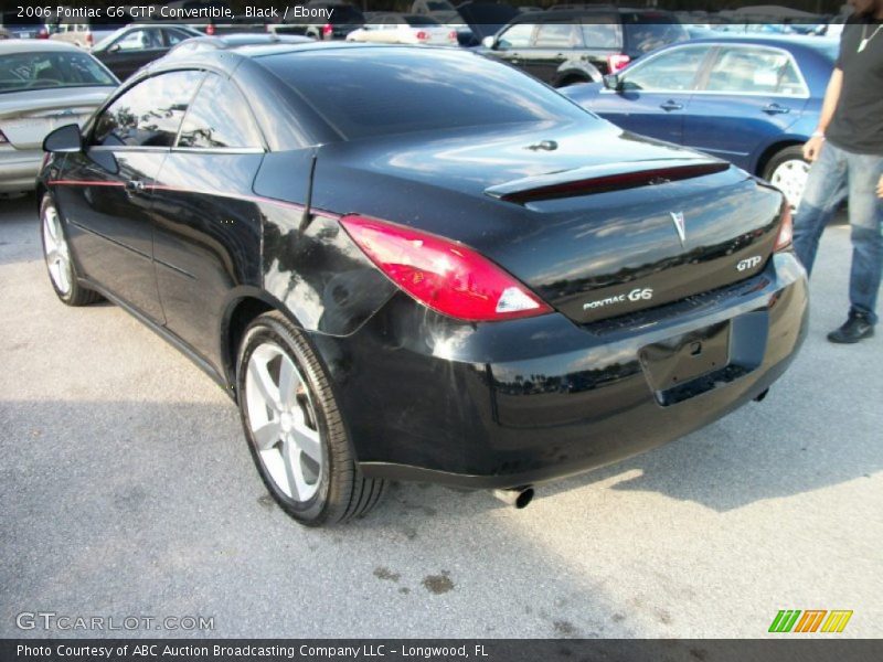 Black / Ebony 2006 Pontiac G6 GTP Convertible