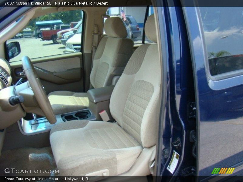 Majestic Blue Metallic / Desert 2007 Nissan Pathfinder SE