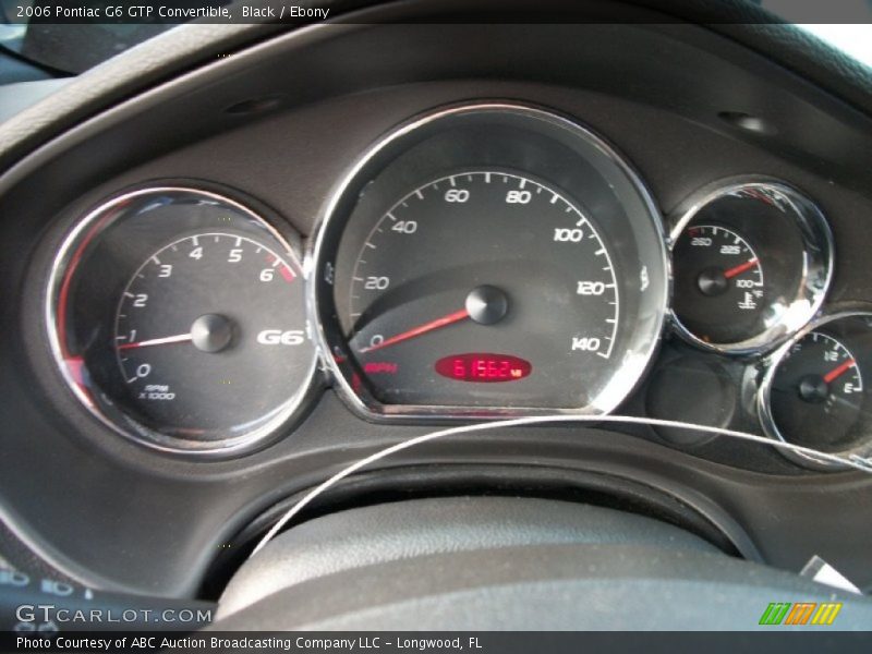 Black / Ebony 2006 Pontiac G6 GTP Convertible