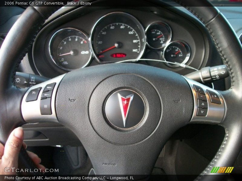 Black / Ebony 2006 Pontiac G6 GTP Convertible