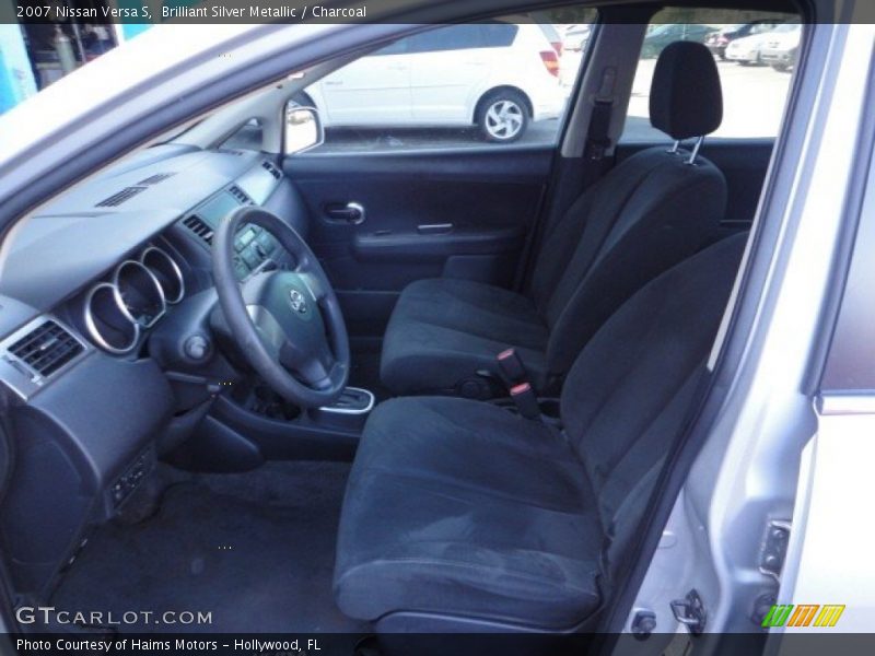 Brilliant Silver Metallic / Charcoal 2007 Nissan Versa S