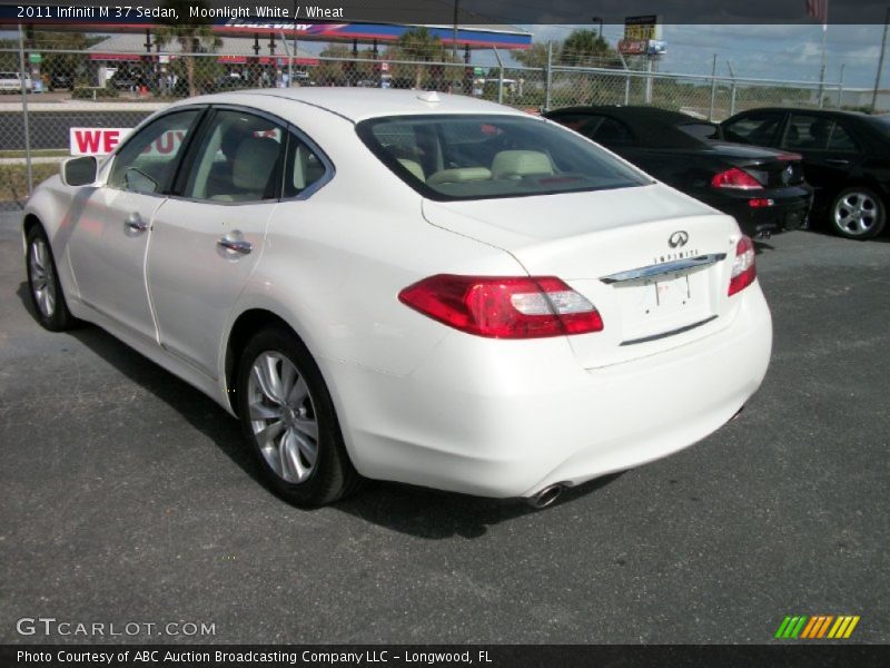 Moonlight White / Wheat 2011 Infiniti M 37 Sedan