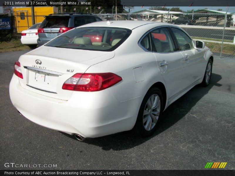 Moonlight White / Wheat 2011 Infiniti M 37 Sedan