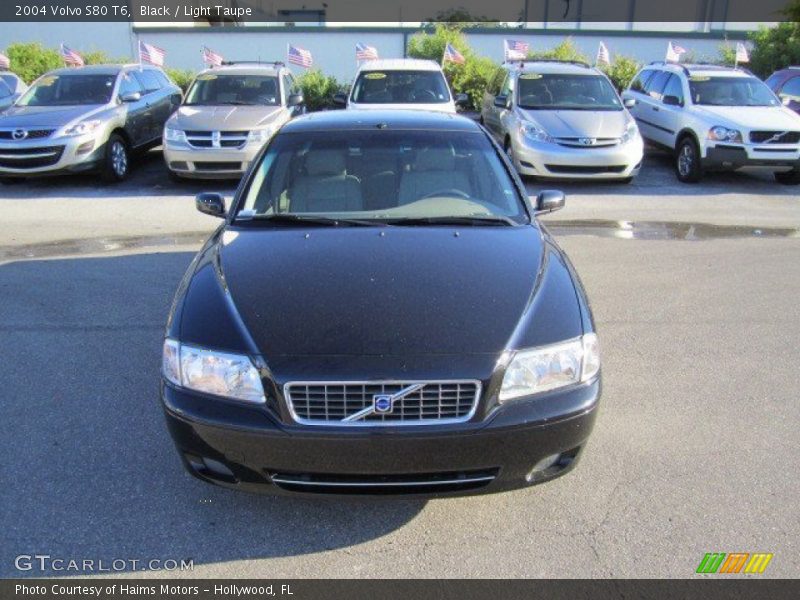 Black / Light Taupe 2004 Volvo S80 T6