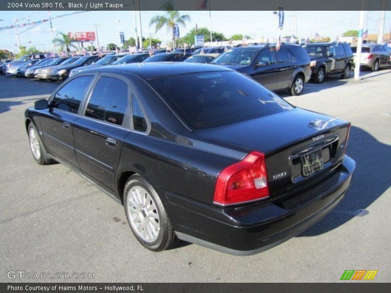 Black / Light Taupe 2004 Volvo S80 T6