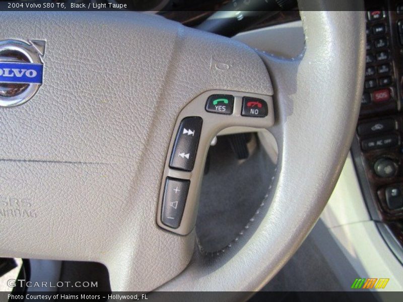 Black / Light Taupe 2004 Volvo S80 T6