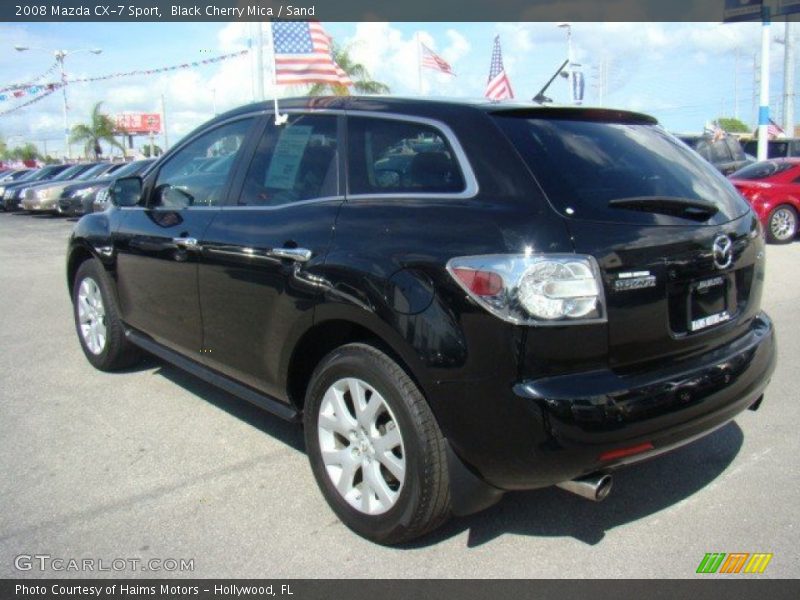 Black Cherry Mica / Sand 2008 Mazda CX-7 Sport