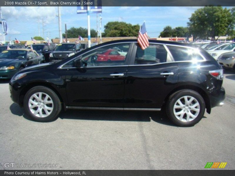 Black Cherry Mica / Sand 2008 Mazda CX-7 Sport