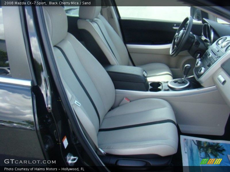 Black Cherry Mica / Sand 2008 Mazda CX-7 Sport