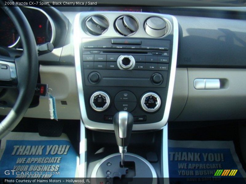 Black Cherry Mica / Sand 2008 Mazda CX-7 Sport