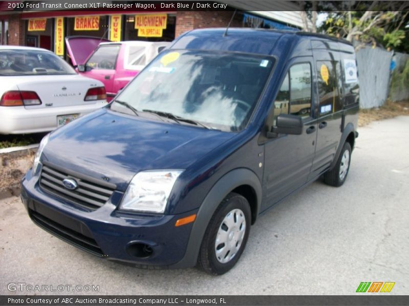 Dark Blue / Dark Gray 2010 Ford Transit Connect XLT Passenger Wagon