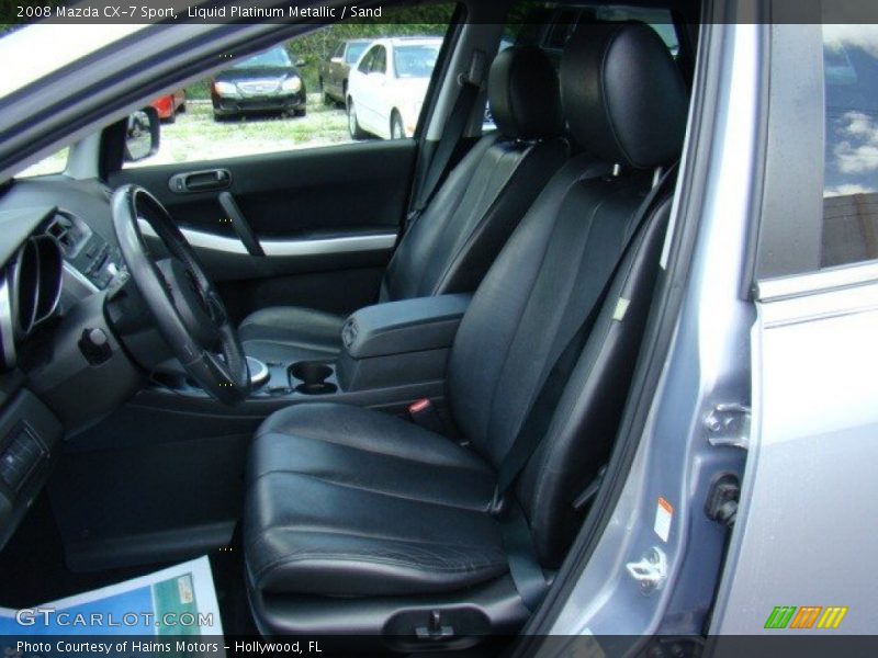 Liquid Platinum Metallic / Sand 2008 Mazda CX-7 Sport