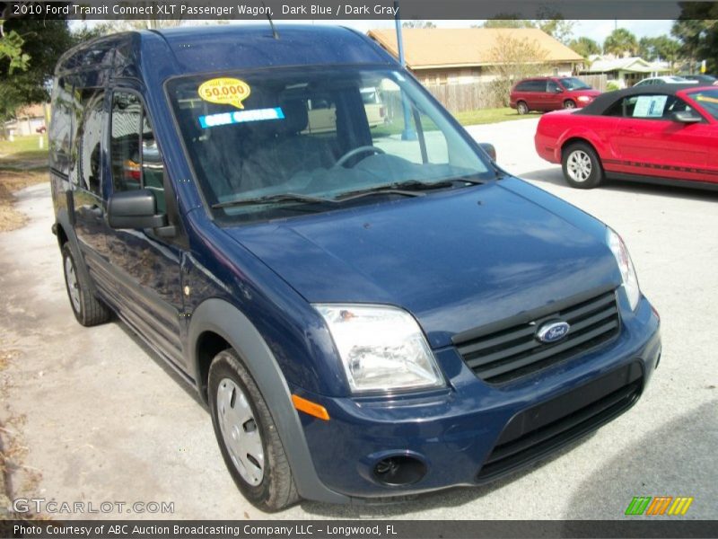 Dark Blue / Dark Gray 2010 Ford Transit Connect XLT Passenger Wagon