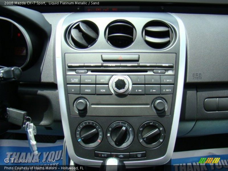 Liquid Platinum Metallic / Sand 2008 Mazda CX-7 Sport