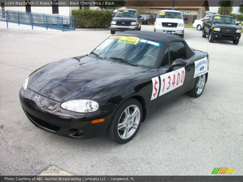 Black Cherry Mica / Black 2004 Mazda MX-5 Miata Roadster