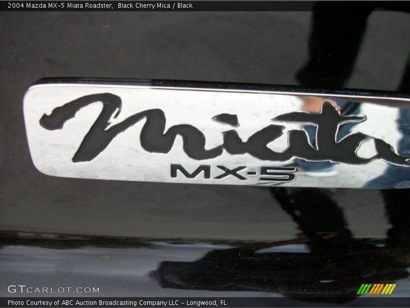 Black Cherry Mica / Black 2004 Mazda MX-5 Miata Roadster