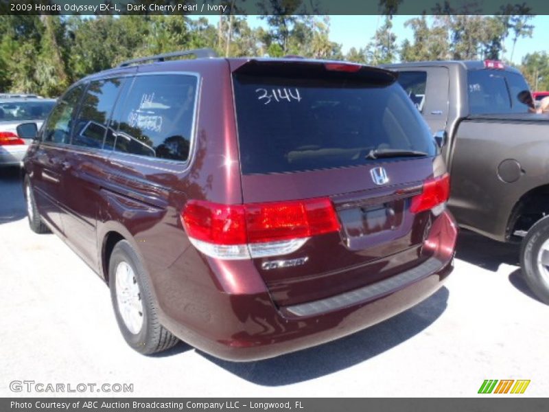 Dark Cherry Pearl / Ivory 2009 Honda Odyssey EX-L