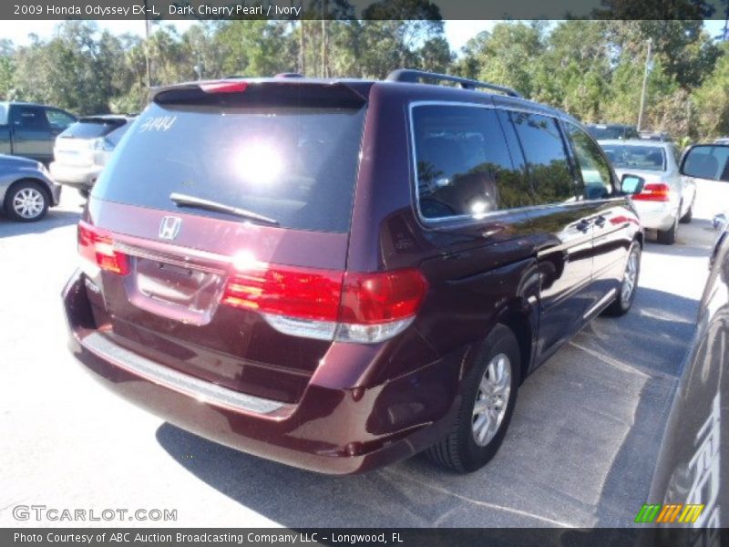 Dark Cherry Pearl / Ivory 2009 Honda Odyssey EX-L