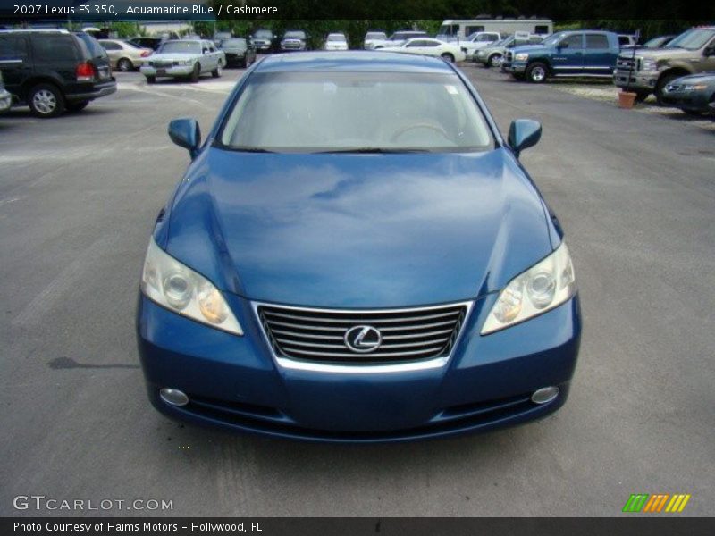 Aquamarine Blue / Cashmere 2007 Lexus ES 350