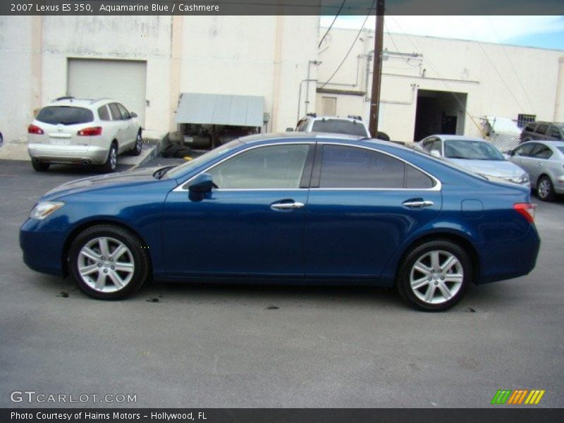 Aquamarine Blue / Cashmere 2007 Lexus ES 350