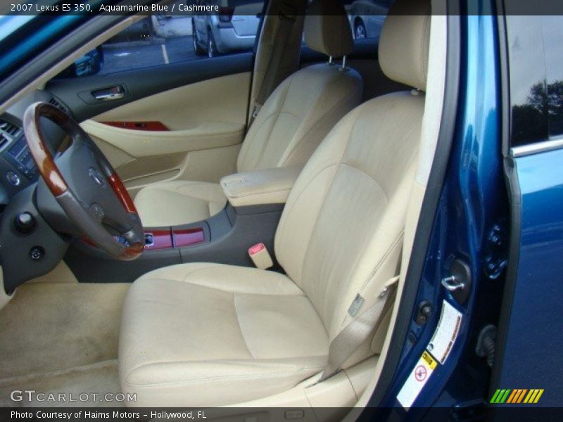 Aquamarine Blue / Cashmere 2007 Lexus ES 350