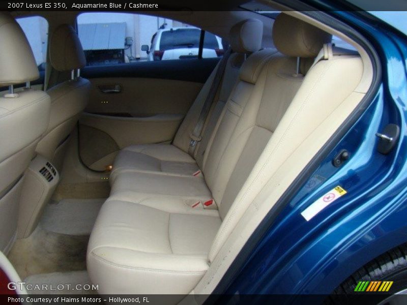 Aquamarine Blue / Cashmere 2007 Lexus ES 350